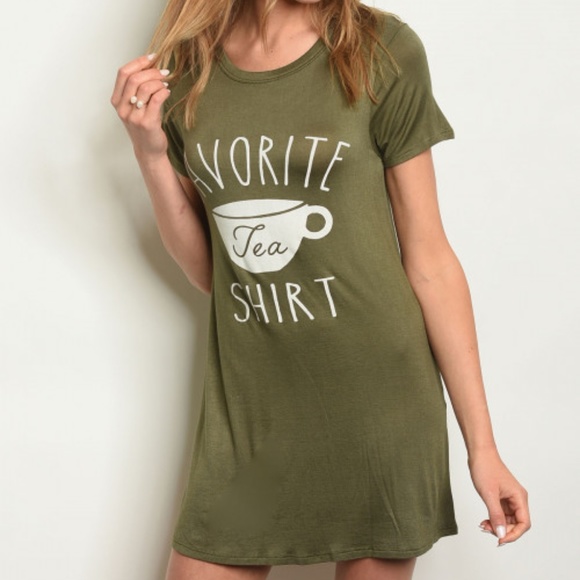 Trend Setter Diva Boutique Dresses & Skirts - FAVORITE TEA SHIRT DRESS!